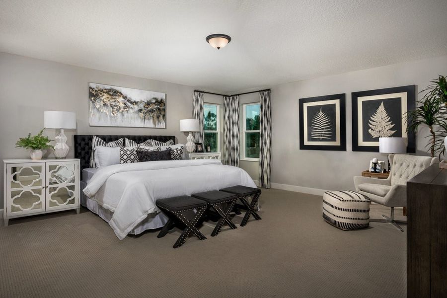 Representative furnished interior of a home built from the 2566 by KB Home in Silver Lake Estates II, Leesburg (Image 8).