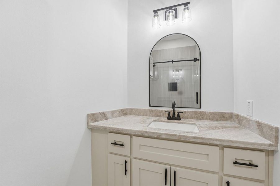 Furnished interior view inside a new home in , Houston (Image 11).