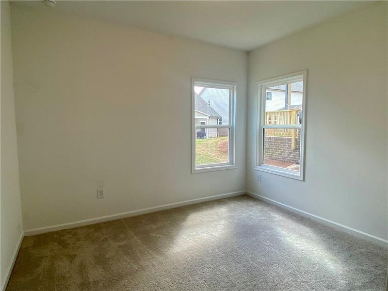 Spacious, unfurnished interior of a new home in Eastlyn Crossing, Flowery Branch (Image 20). Spacious, unfurnished interior of a new home in Eastlyn Crossing, Flowery Branch (Image 20).