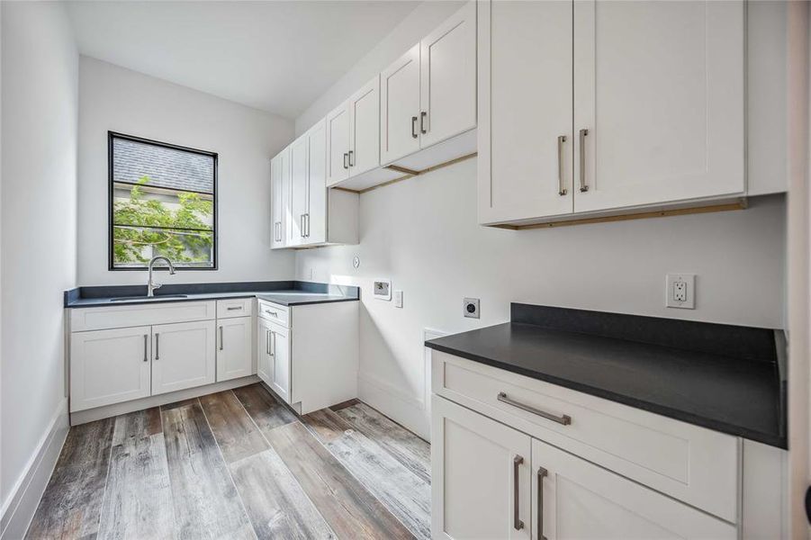 2nd Floor Laundry Room w/Built-In Storage