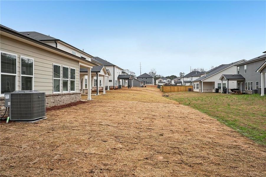 Exterior details and patio area of a home in Westmont Preserve, Powder Springs (Image 33). Exterior details and patio area of a home in Westmont Preserve, Powder Springs (Image 33).