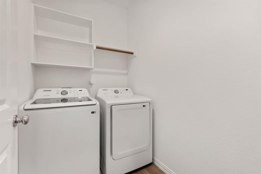 Washer and Dryer stay with home