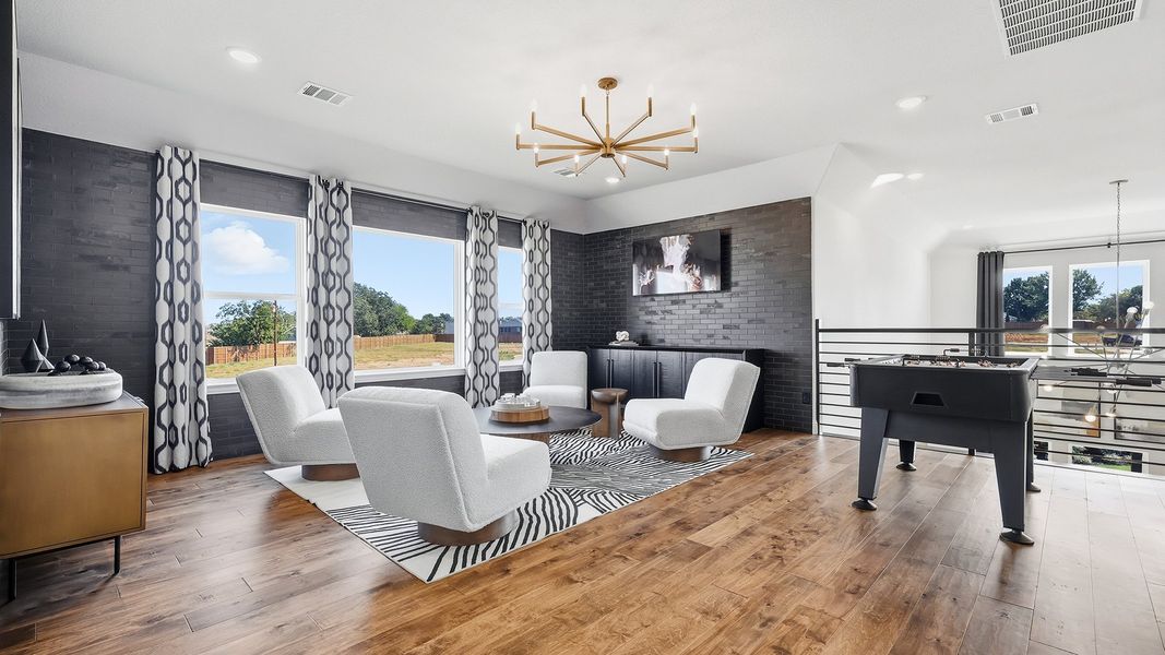 Representative furnished interior of a home built from the Rosewood by DRB Homes in Taylor Estates, Corinth (Image 14). Representative furnished interior of a home built from the Rosewood by DRB Homes in Taylor Estates, Corinth (Image 14).