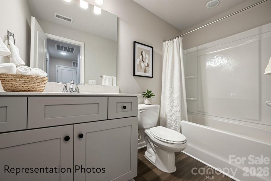 Furnished interior view inside a new home in , Charlotte (Image 5).