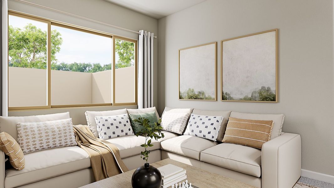 Representative furnished interior of a home built from the Echo Plan 4508 by Tri Pointe Homes in Soleo, San Tan Valley (Image 11).