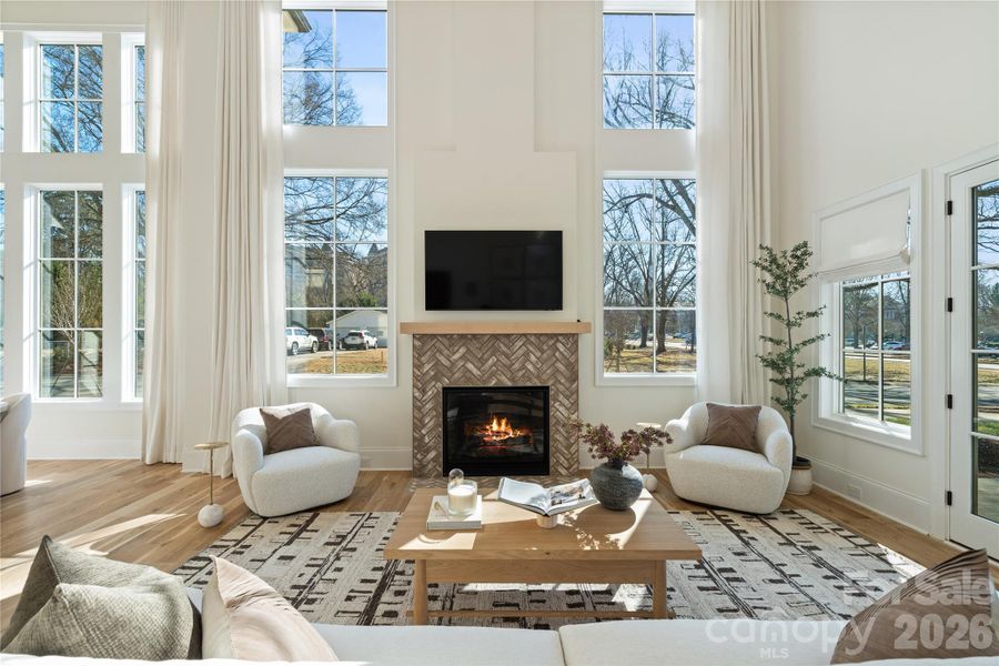 Furnished interior view inside a new home in Ferncliff at Cotswold, Charlotte (Image 3).