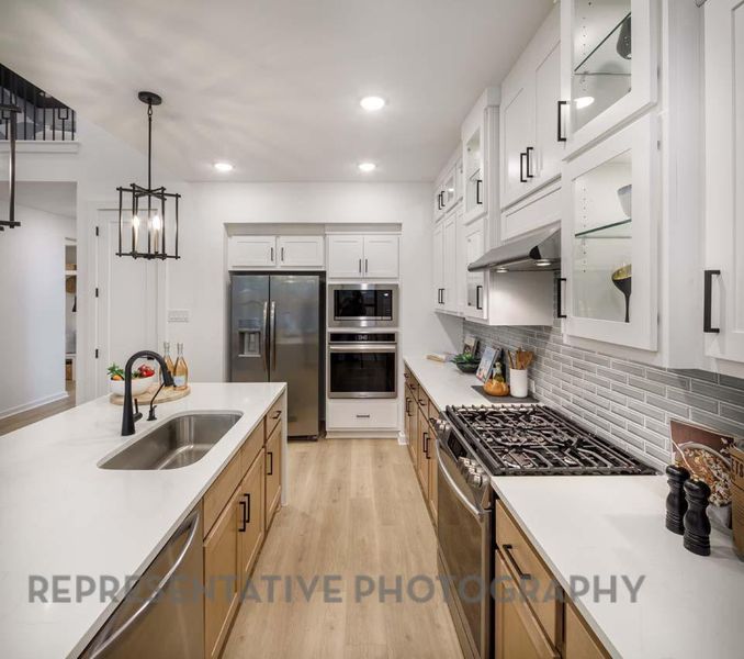 Furnished interior view inside a new home in Easton Park, Austin (Image 7). Furnished interior view inside a new home in Easton Park, Austin (Image 7).