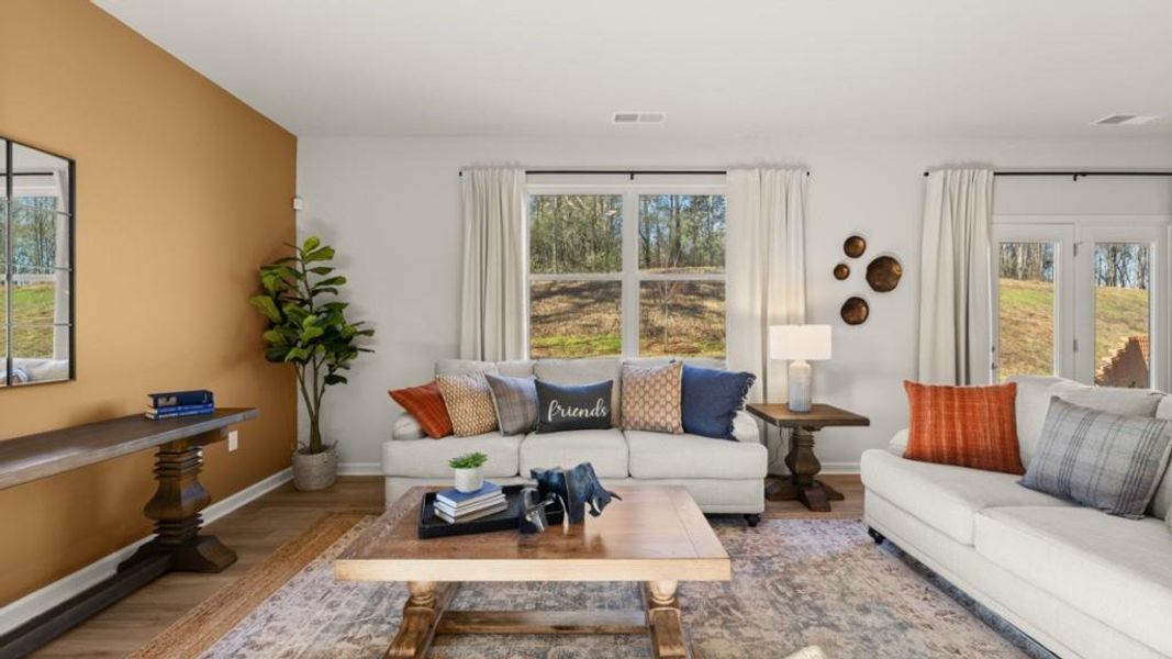 Furnished interior view inside a new home in Oconee Overlook, Gainesville (Image 14).