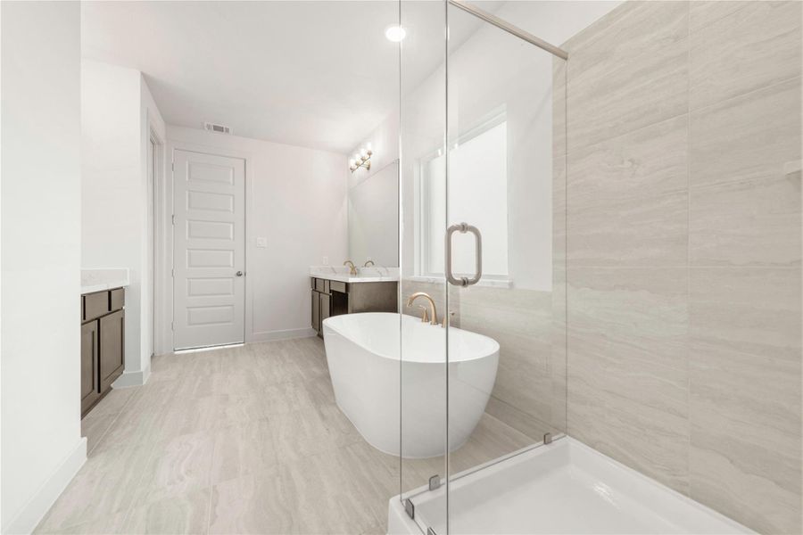 Furnished interior view inside a new home in COLTON®, Montgomery (Image 9). Furnished interior view inside a new home in COLTON®, Montgomery (Image 9).
