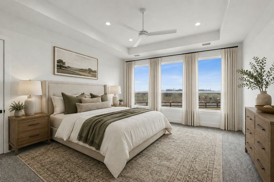 Furnished interior view inside a new home in The Vines, Haslet (Image 8).
