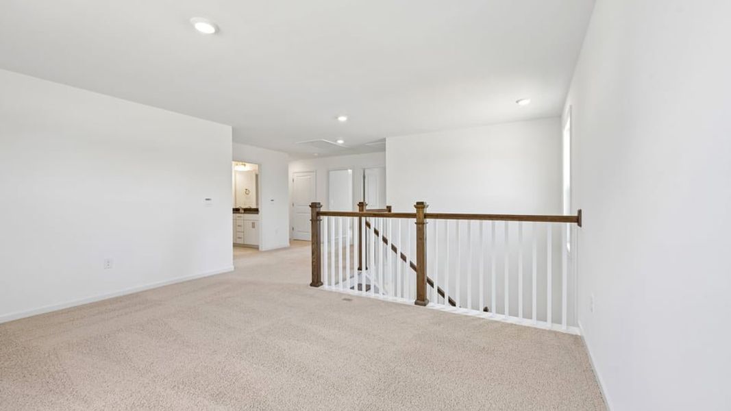 Spacious, unfurnished interior of a new home in Eagle Creek, Fuquay Varina (Image 23).