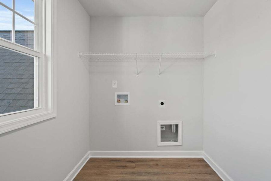 Representative unfurnished interior of a home built from the Camellia by Caviness & Cates Communities in Bartlett Manor, Youngsville (Image 60).