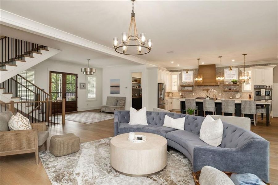 Furnished interior view inside a new home in , Gainesville (Image 6).