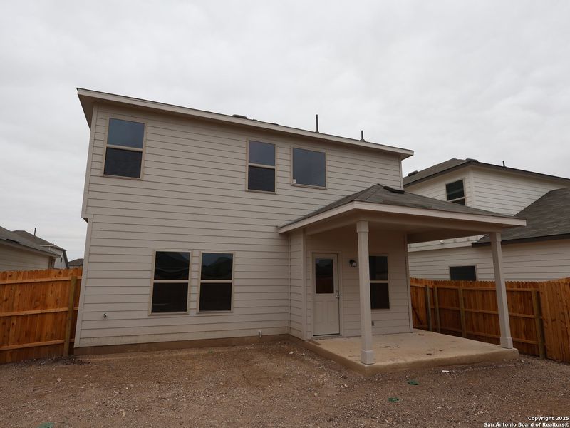 Exterior details and patio area of a home in Winding Brook, San Antonio (Image 4).