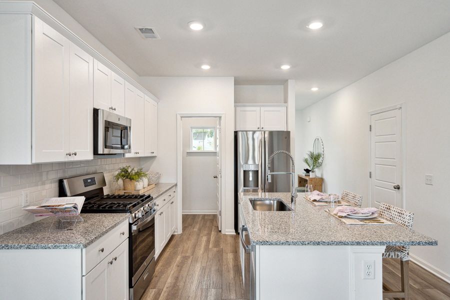 Furnished interior view inside a new home in Sweetgrass at Summers Corner: Carolina Collection, Summerville (Image 8). Furnished interior view inside a new home in Sweetgrass at Summers Corner: Carolina Collection, Summerville (Image 8).