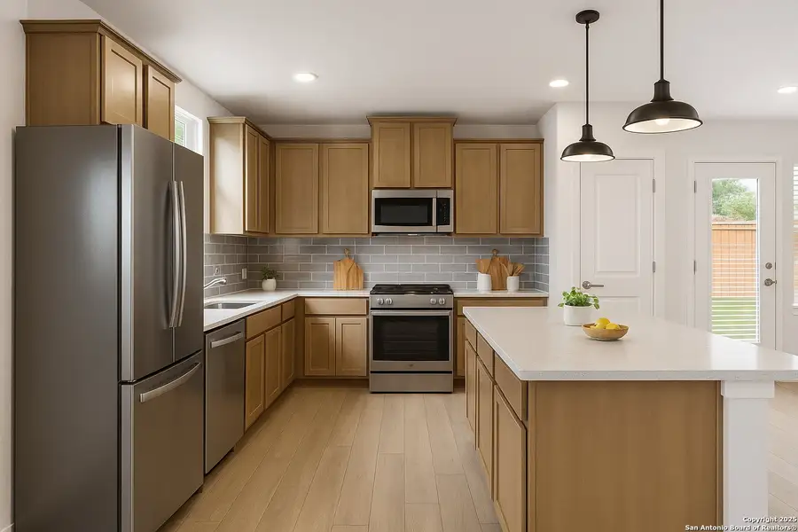 Furnished interior view inside a new home in Fairway Crossing 40s, San Antonio (Image 6). Furnished interior view inside a new home in Fairway Crossing 40s, San Antonio (Image 6).