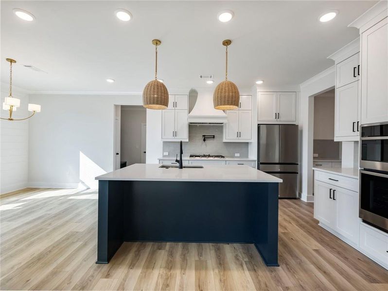 Furnished interior view inside a new home in , Buford (Image 3).