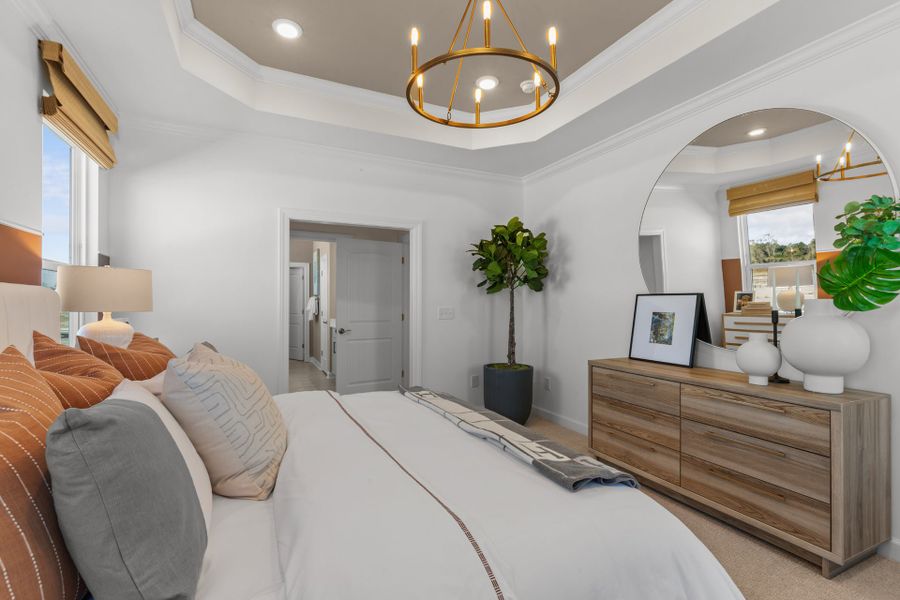 Representative furnished interior of a home built from the The Shorebreak by Chesapeake Homes in Coastal Club of the Carolinas, Calabash (Image 39).