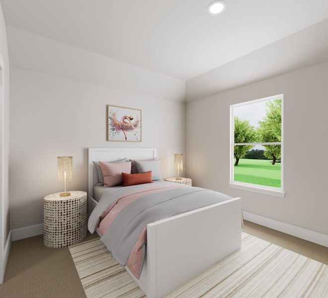 Representative furnished interior of a home built from the Ember by Tri Pointe Homes in The Meadows, Denton (Image 15).