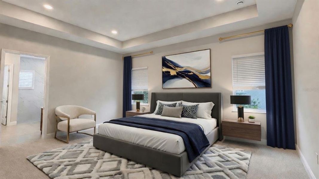 Furnished interior view inside a new home in Shellstone at Waterside, Sarasota (Image 11). Furnished interior view inside a new home in Shellstone at Waterside, Sarasota (Image 11).