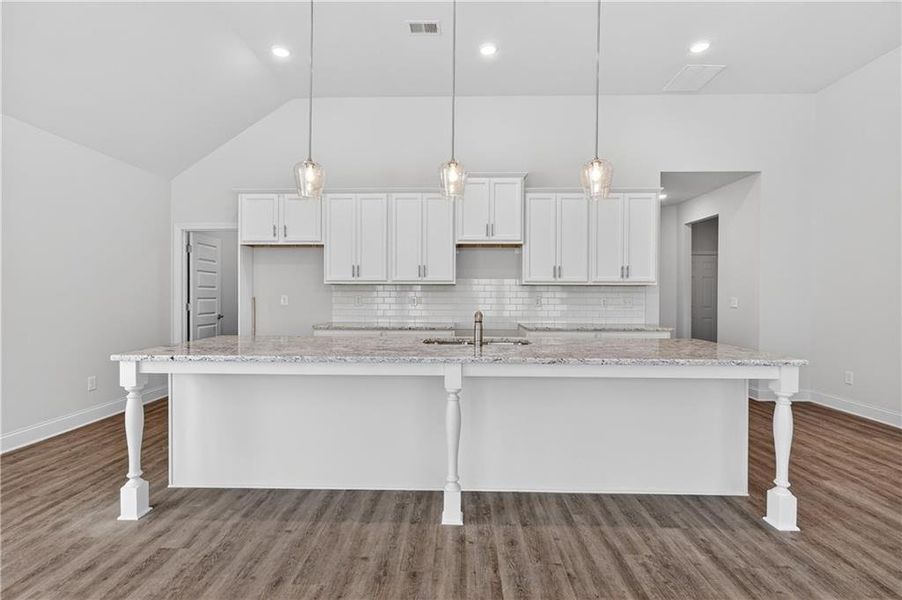 Furnished interior view inside a new home in , Gray (Image 5).