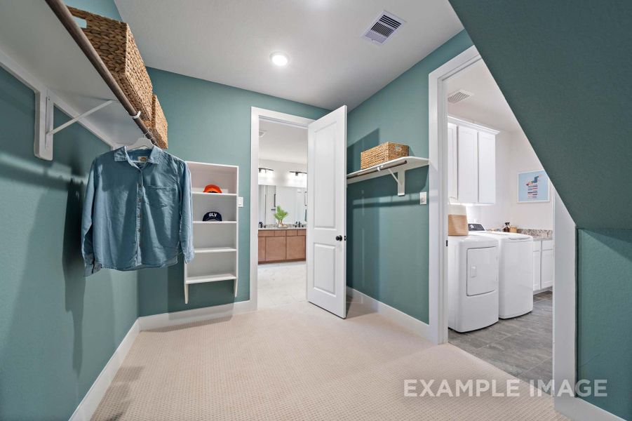 Representative furnished interior of a home built from the The Edward by Davidson Homes LLC in Lago Mar, Texas City (Image 15).