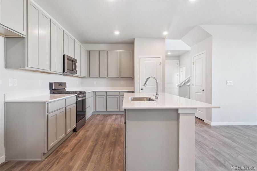 Furnished interior view inside a new home in Paired Homes at Alder Creek, Parker (Image 4).