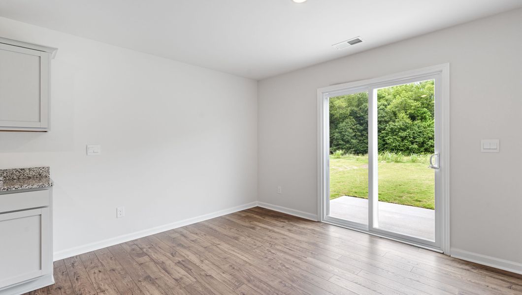 Representative unfurnished interior of a home built from the Aisle by D.R. Horton in Rocky River Ridge, Anderson (Image 15). Representative unfurnished interior of a home built from the Aisle by D.R. Horton in Rocky River Ridge, Anderson (Image 15).