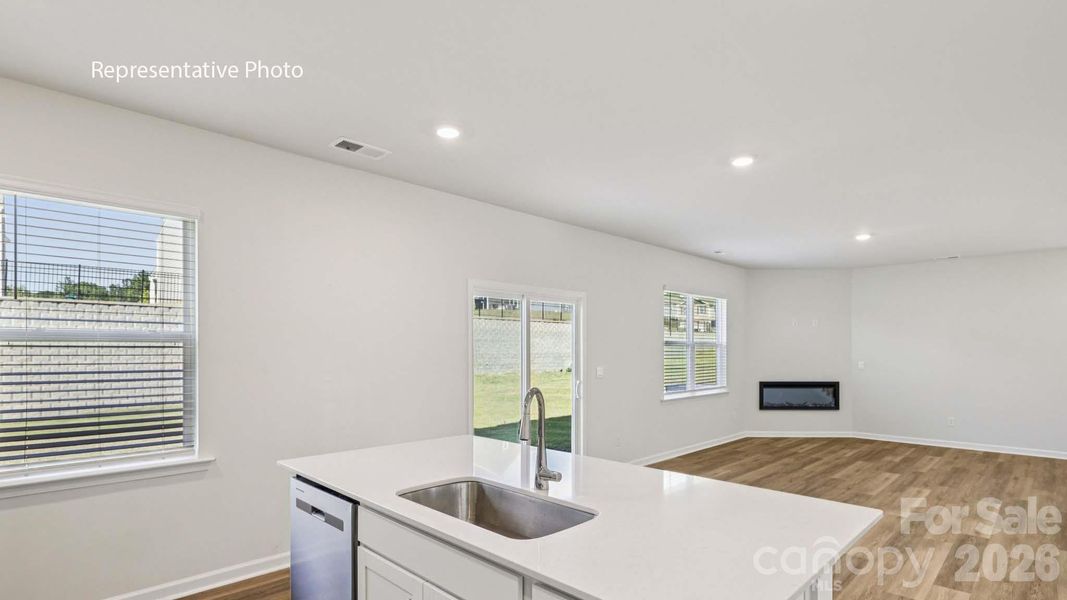 Furnished interior view inside a new home in Secrest Commons, Monroe (Image 5).