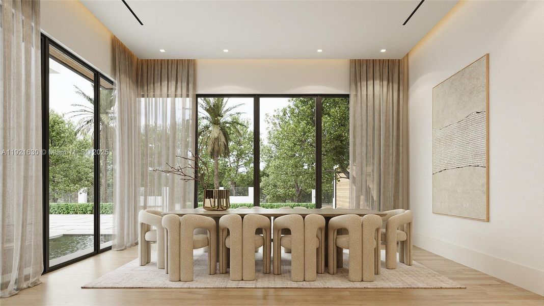 Furnished interior view inside a new home in , Pinecrest (Image 5).