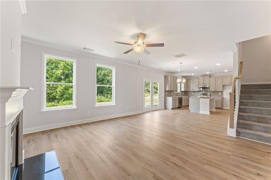 Spacious, unfurnished interior of a new home in Clark Farms, Flowery Branch (Image 20).