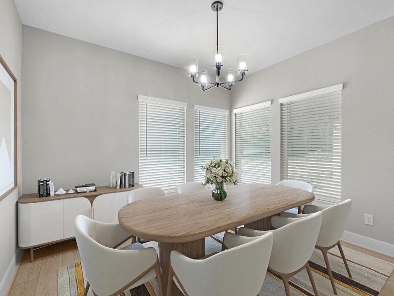 Furnished interior view inside a new home in , Dayton (Image 7).