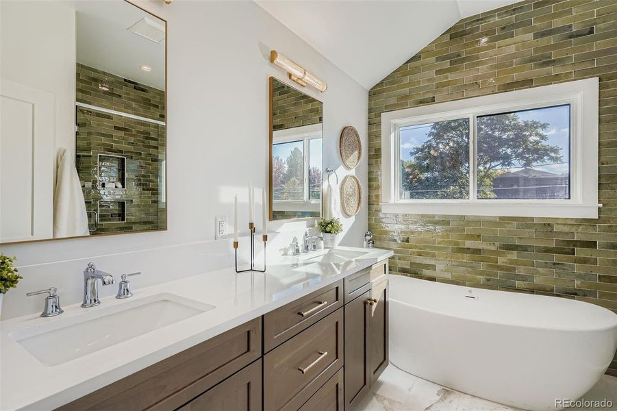 Furnished interior view inside a new home in , Denver (Image 13).