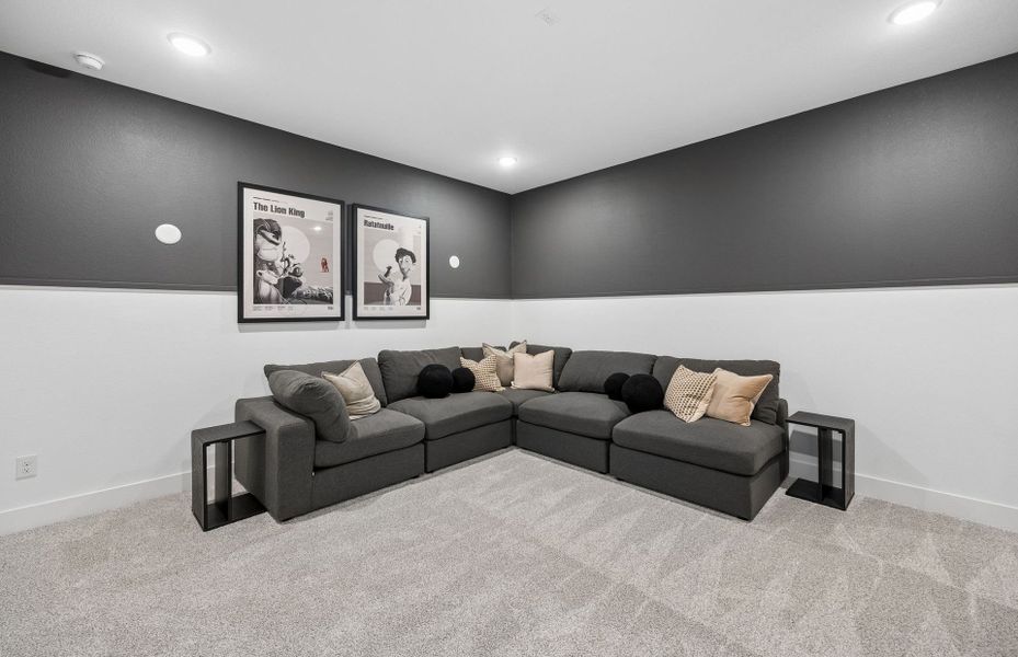 Representative furnished interior of a home built from the Ferris by Pulte Homes in Ryehill, Rosenberg (Image 49).