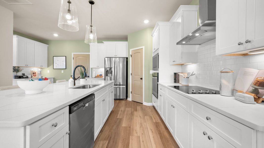 Representative furnished interior of a home built from the Clarity by DRB Homes in Northcroft, Loganville (Image 21).