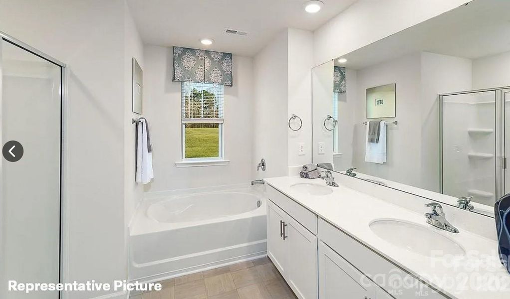 Furnished interior view inside a new home in Brinkley Ridge, Kings Mountain (Image 12).