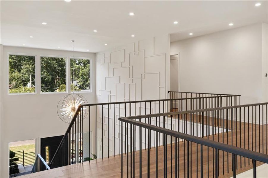 Furnished interior view inside a new home in , Sandy Springs (Image 34).