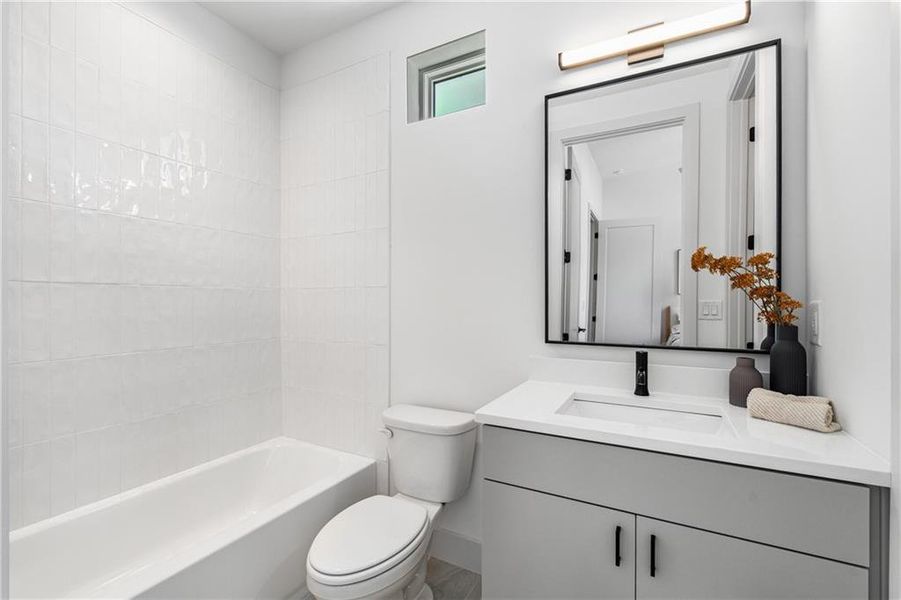 Furnished interior view inside a new home in , Atlanta (Image 43).