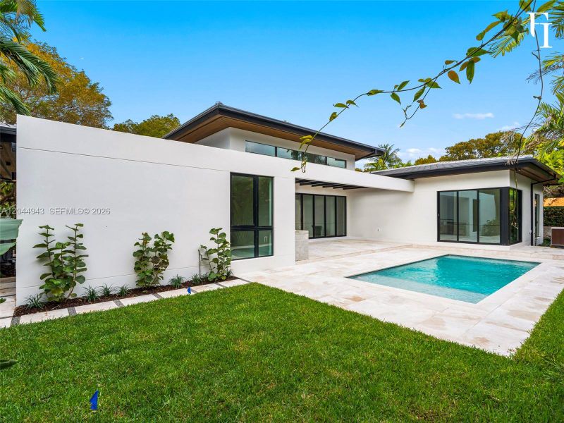 Exterior details and patio area of a home in , Coral Gables (Image 29). Exterior details and patio area of a home in , Coral Gables (Image 29).
