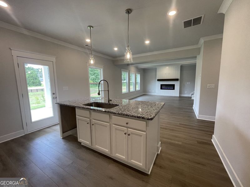 Furnished interior view inside a new home in Enclave at Logan Point, Loganville (Image 4).