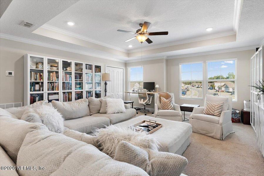 Furnished interior view inside a new home in Dorado at Entrada, St. Augustine (Image 31).