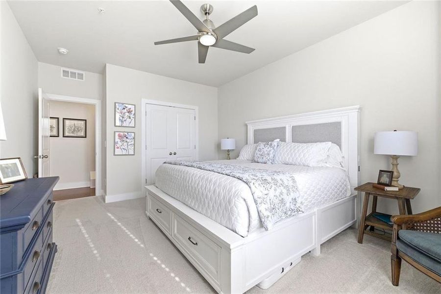 Furnished interior view inside a new home in , Cumming (Image 31).