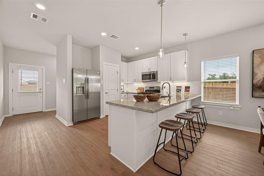 Furnished interior view inside a new home in , Splendora (Image 7).