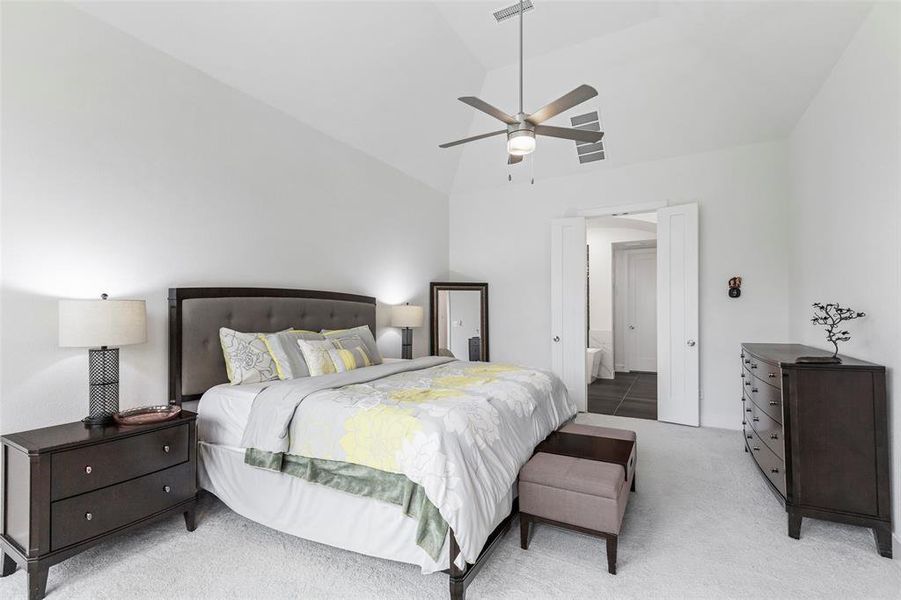 Furnished interior view inside a new home in , Prosper (Image 9).