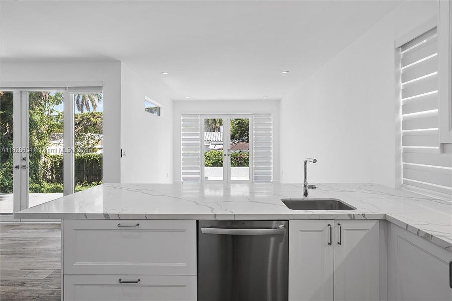 Furnished interior view inside a new home in , Miami (Image 12).