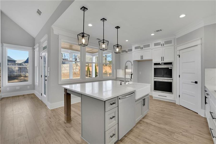 Furnished interior view inside a new home in , Canton (Image 11).