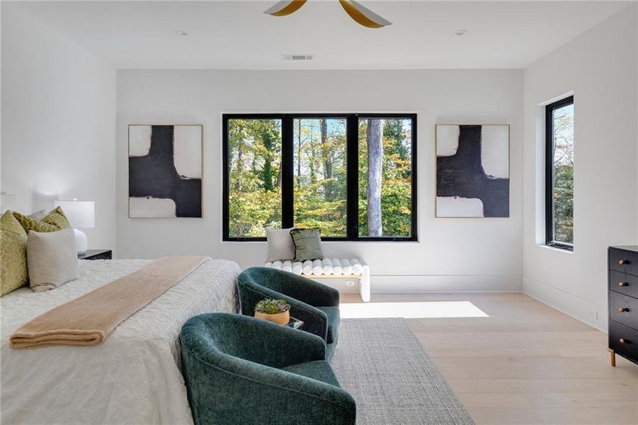 Furnished interior view inside a new home in , Atlanta (Image 13).