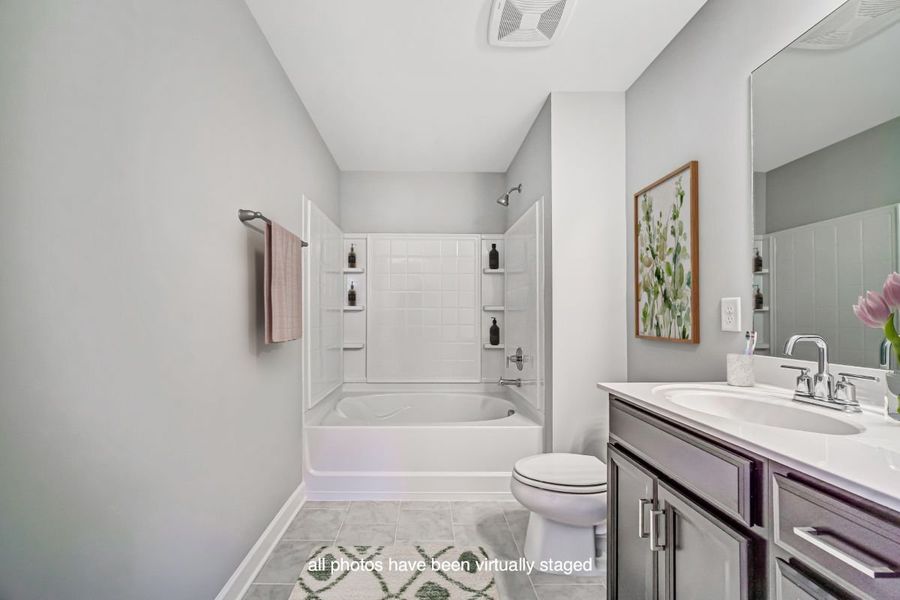 Representative furnished interior of a home built from the Fairfax by Parkside Builders in Oxford Station, Gallatin (Image 33).