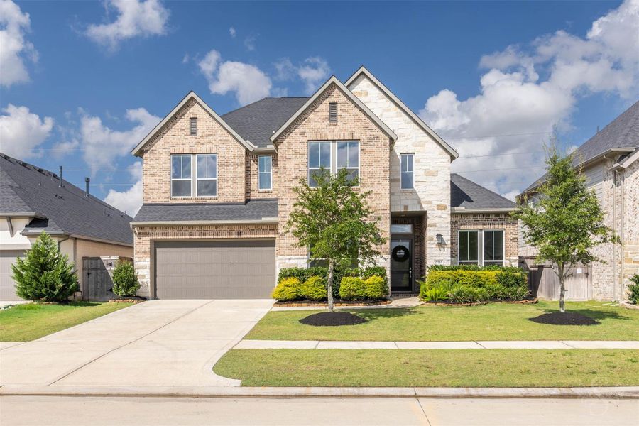 Built in 2024, this exceptional Cross Creek Ranch home offers 4 bedrooms, 3.5 baths and a 3-car garage on a desirable greenbelt lot. Striking architectural lines and timeless brick-and-stone finishes give the home a commanding modern presence. Built in 2024, this exceptional Cross Creek Ranch home offers 4 bedrooms, 3.5 baths and a 3-car garage on a desirable greenbelt lot. Striking architectural lines and timeless brick-and-stone finishes give the home a commanding modern presence.