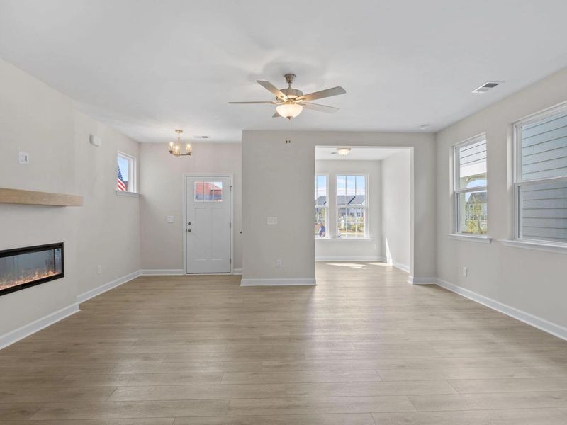 Spacious, unfurnished interior of a new home in Forestville Yard, Knightdale (Image 16).
